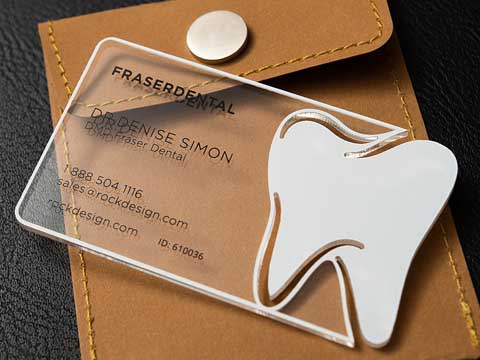 Acrylic Business Card UV Printing