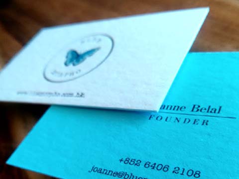 double pasted Matt finish business cards 