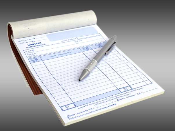 Invoice Pad And Bill Books printing